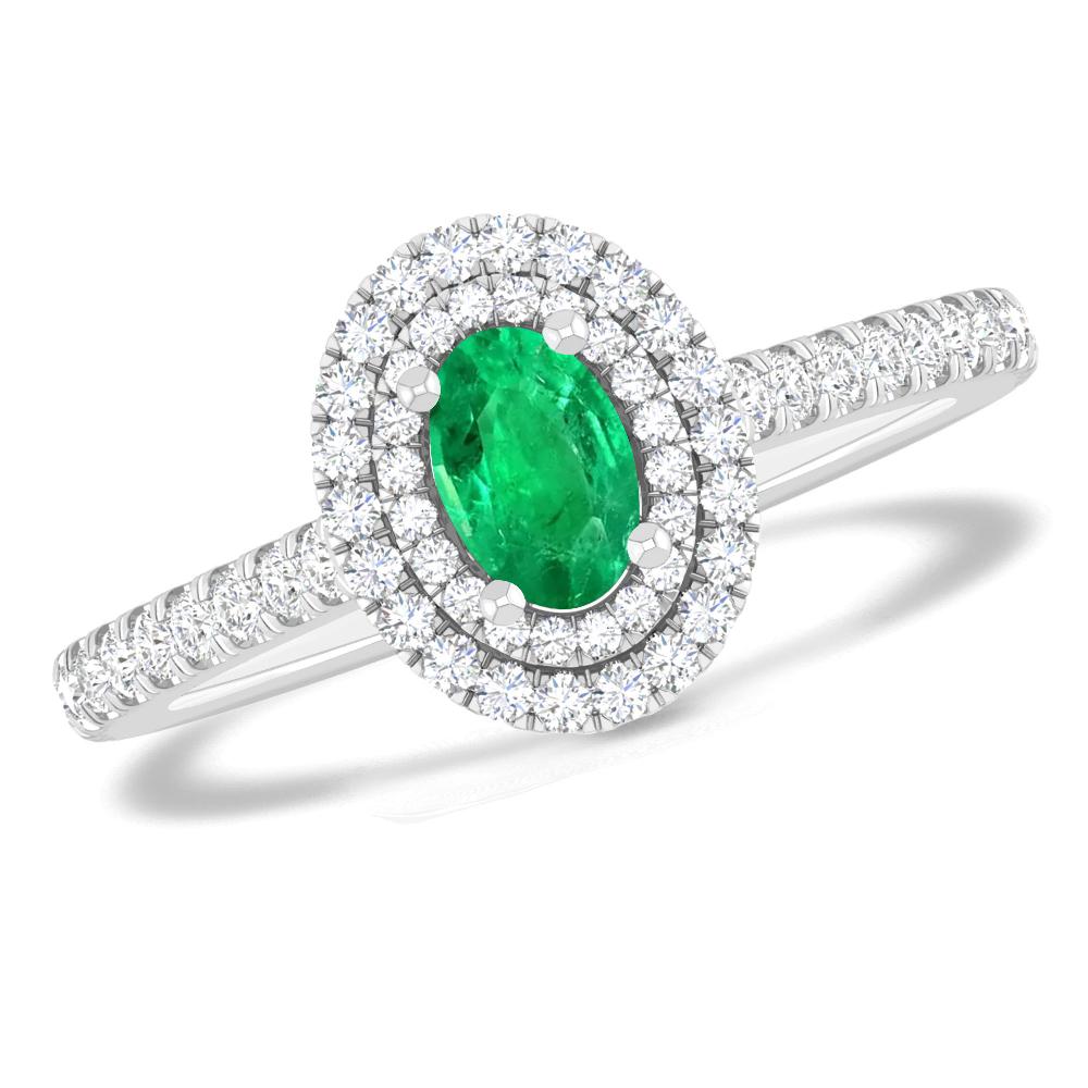 White Gold - Emerald