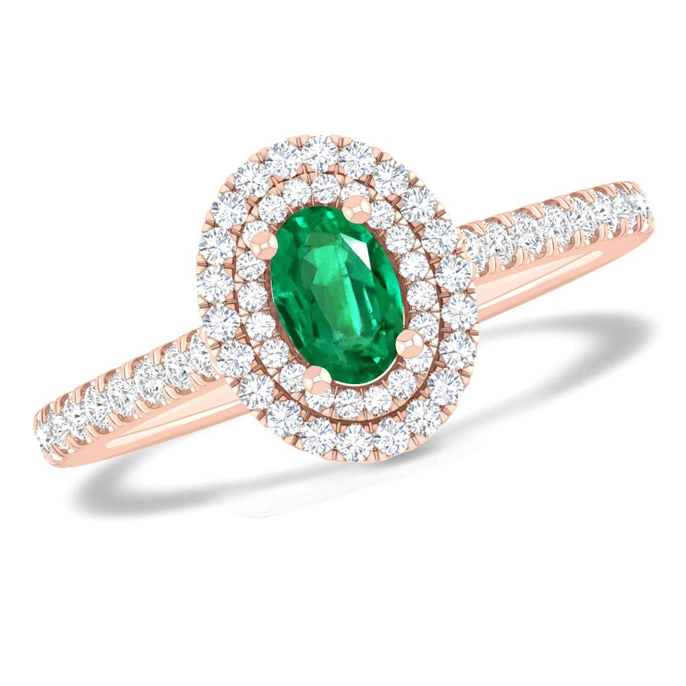 Rose Gold - Emerald