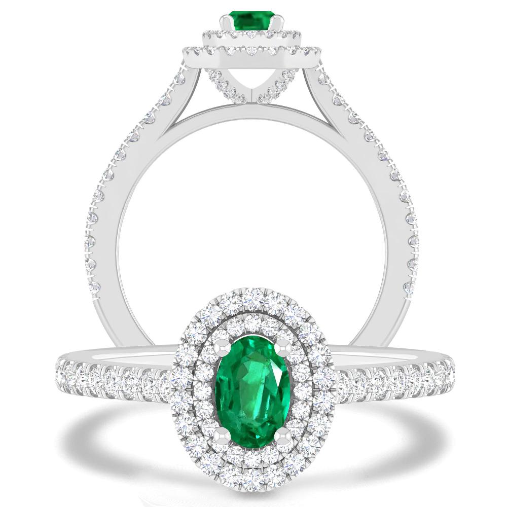 White Gold - Emerald