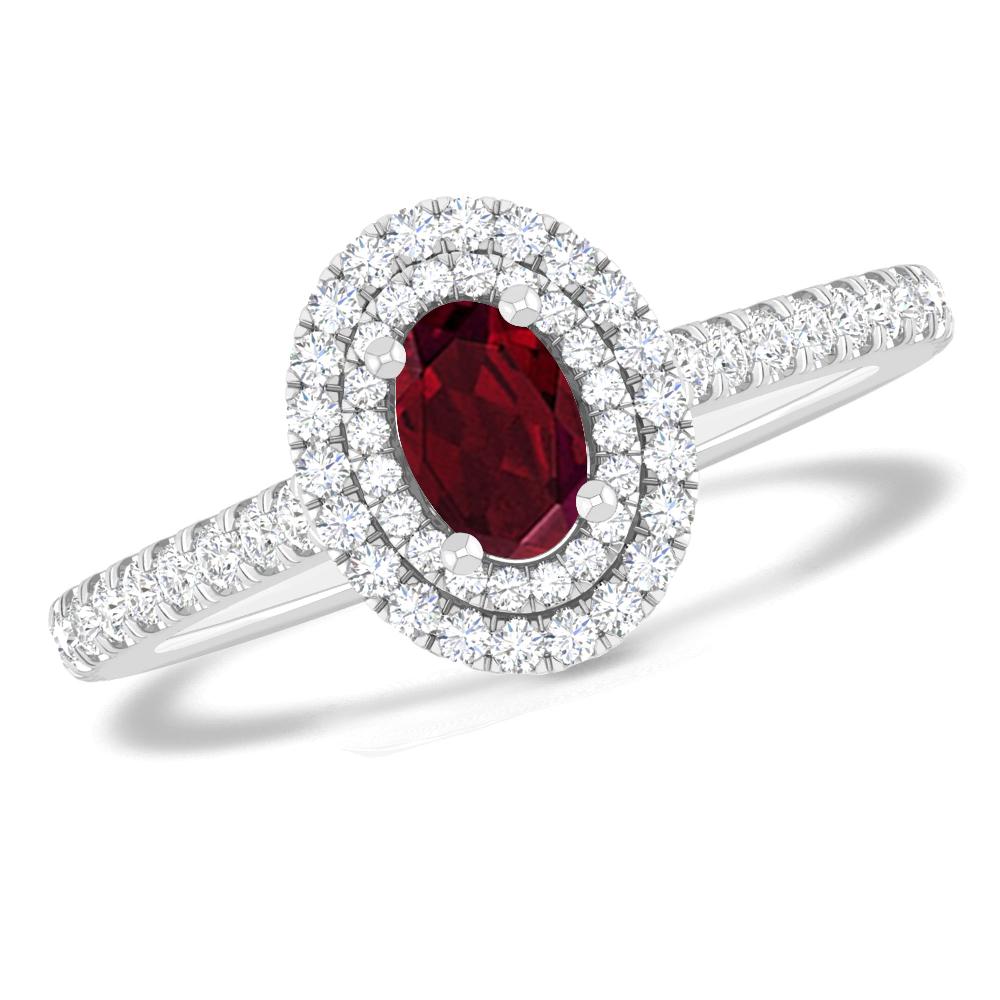 White Gold - Garnet