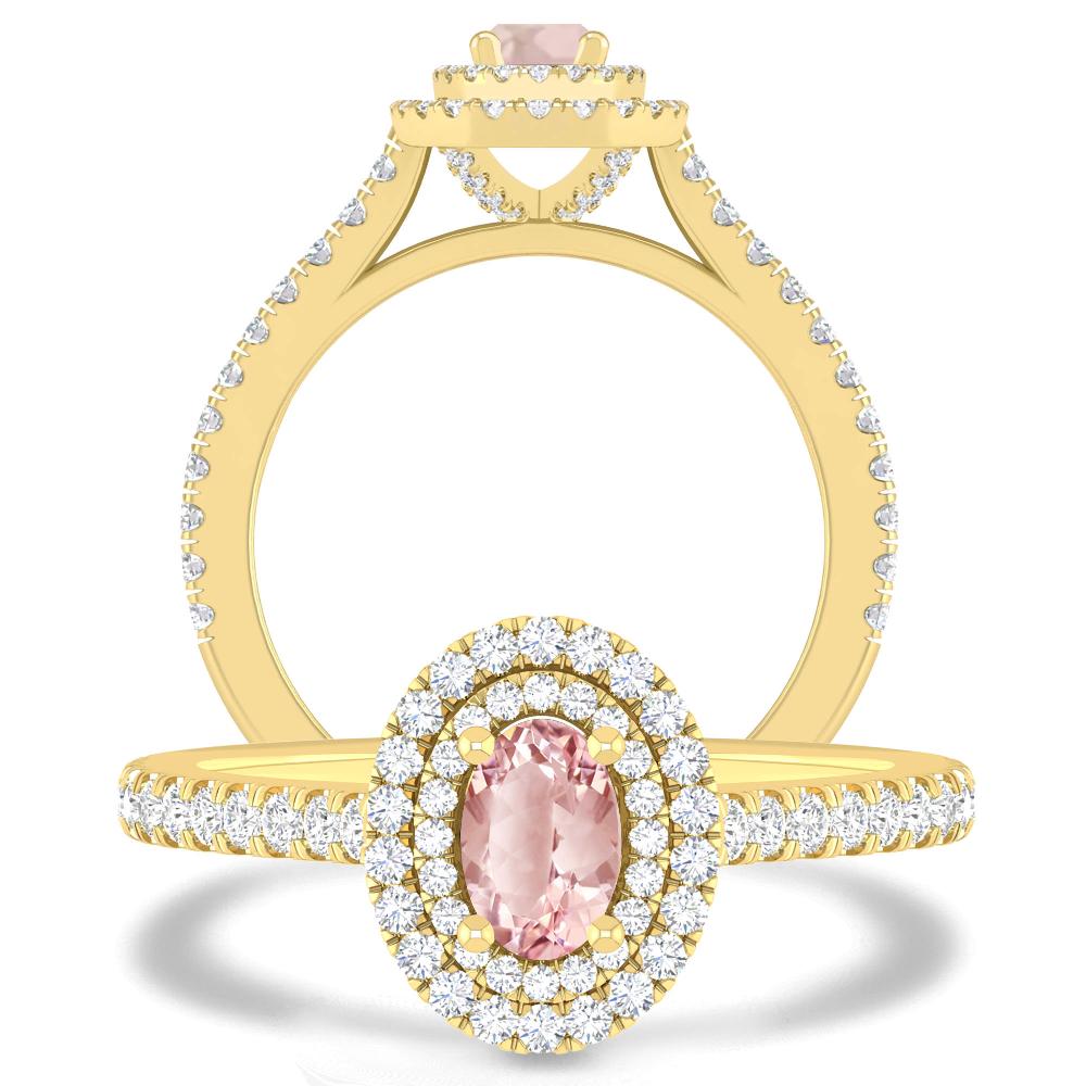 Yellow Gold - Morganite