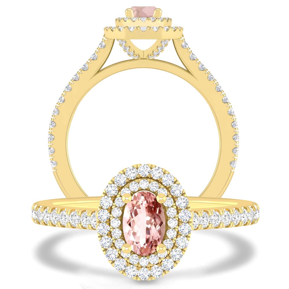 Yellow Gold - Morganite