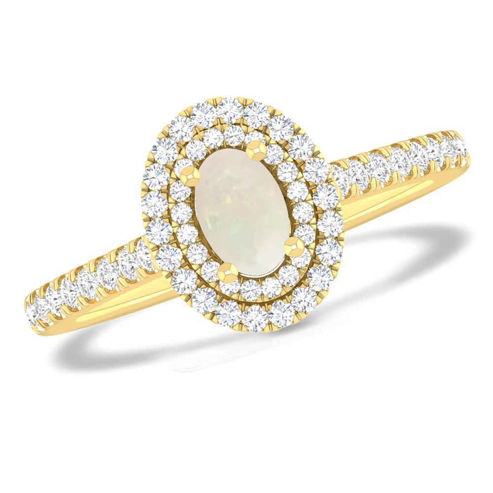 Yellow Gold - Opal