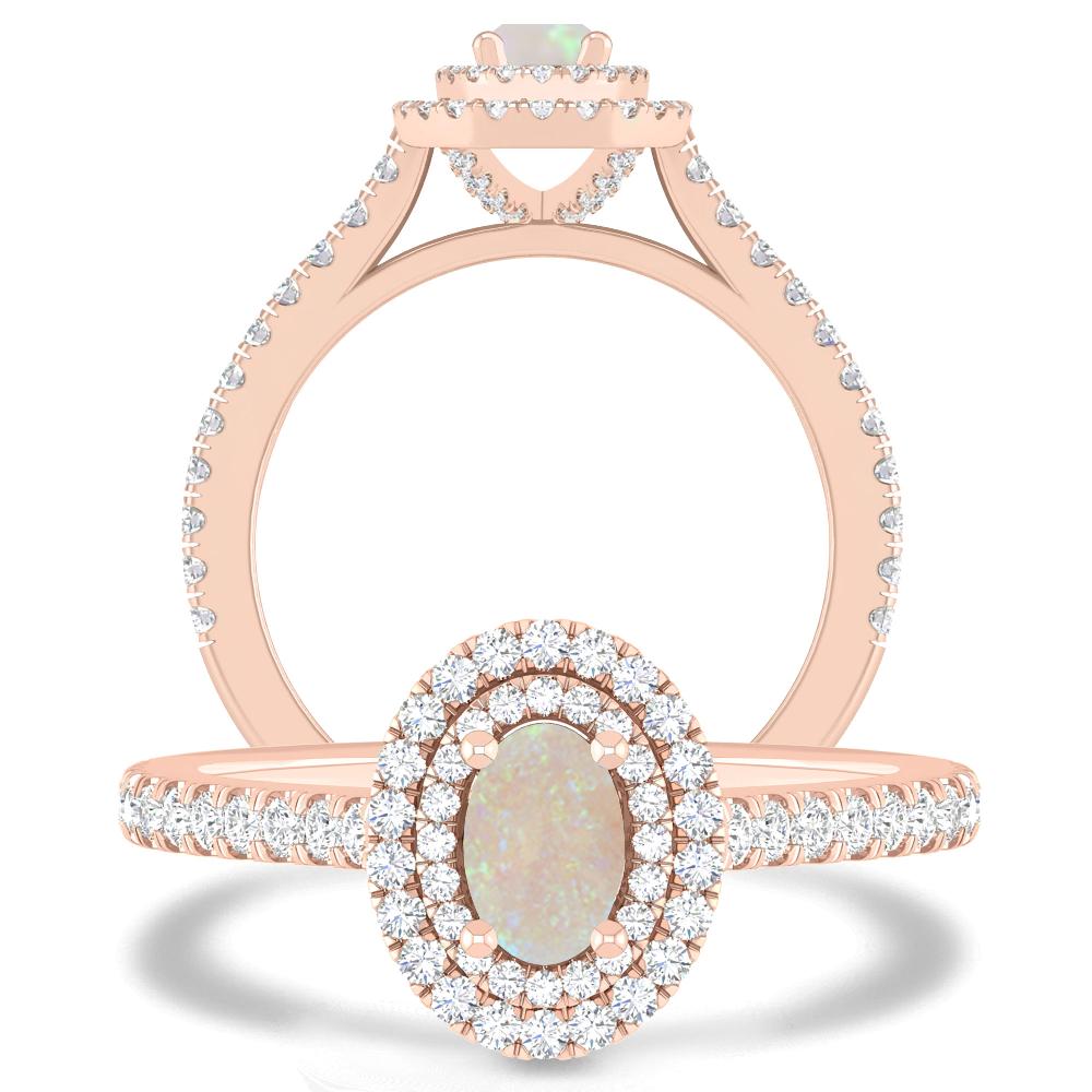 Rose Gold - Opal