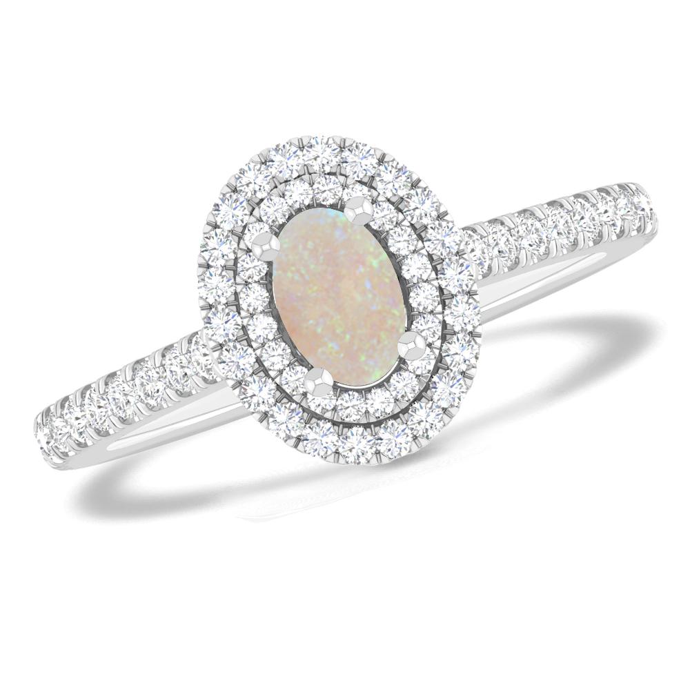 White Gold - Opal