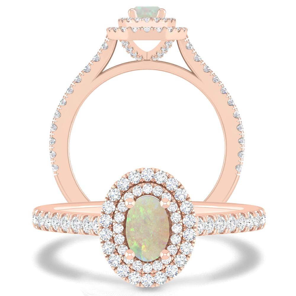 Rose Gold - Opal