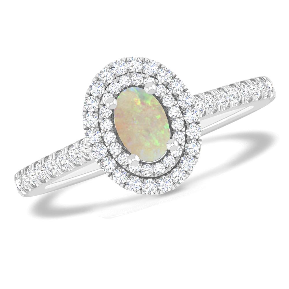 White Gold - Opal