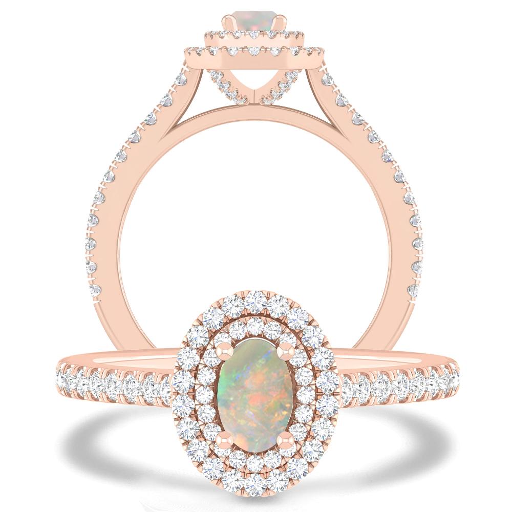 Rose Gold - Opal