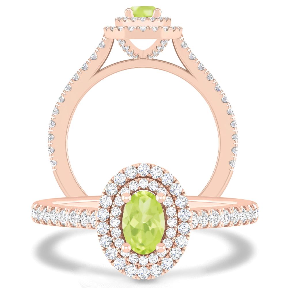 Rose Gold - Peridot