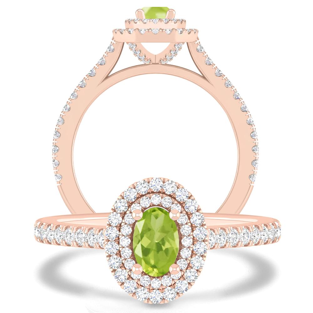 Rose Gold - Peridot