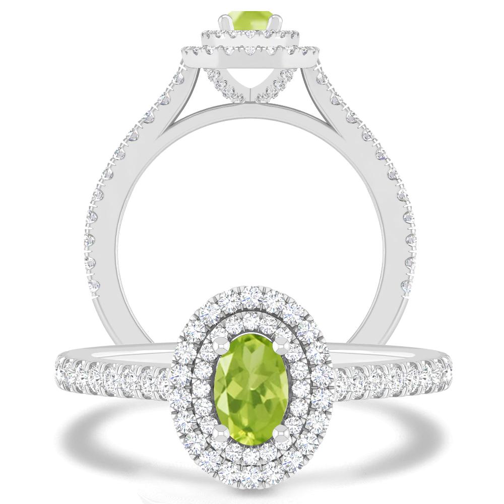 White Gold - Peridot