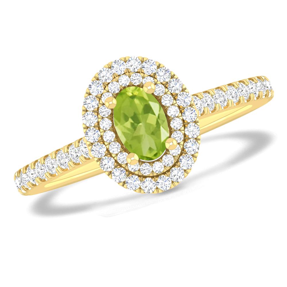 Yellow Gold - Peridot