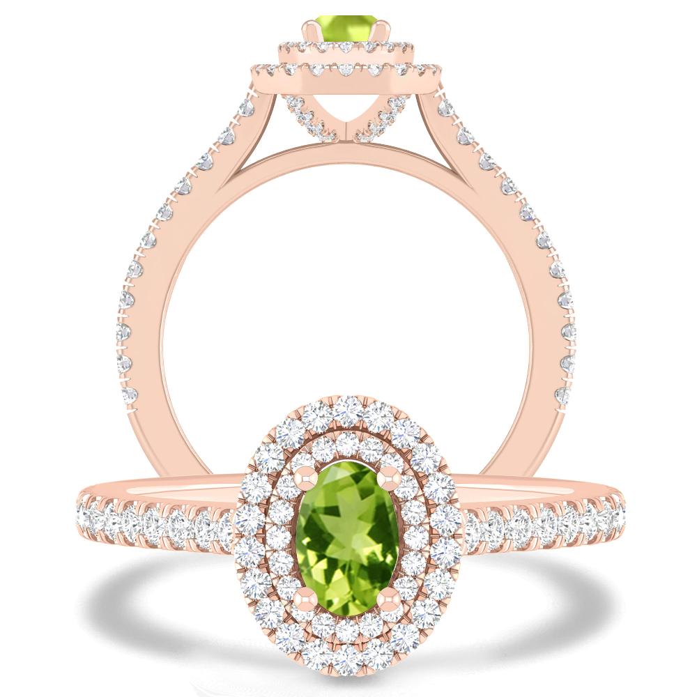 Rose Gold - Peridot