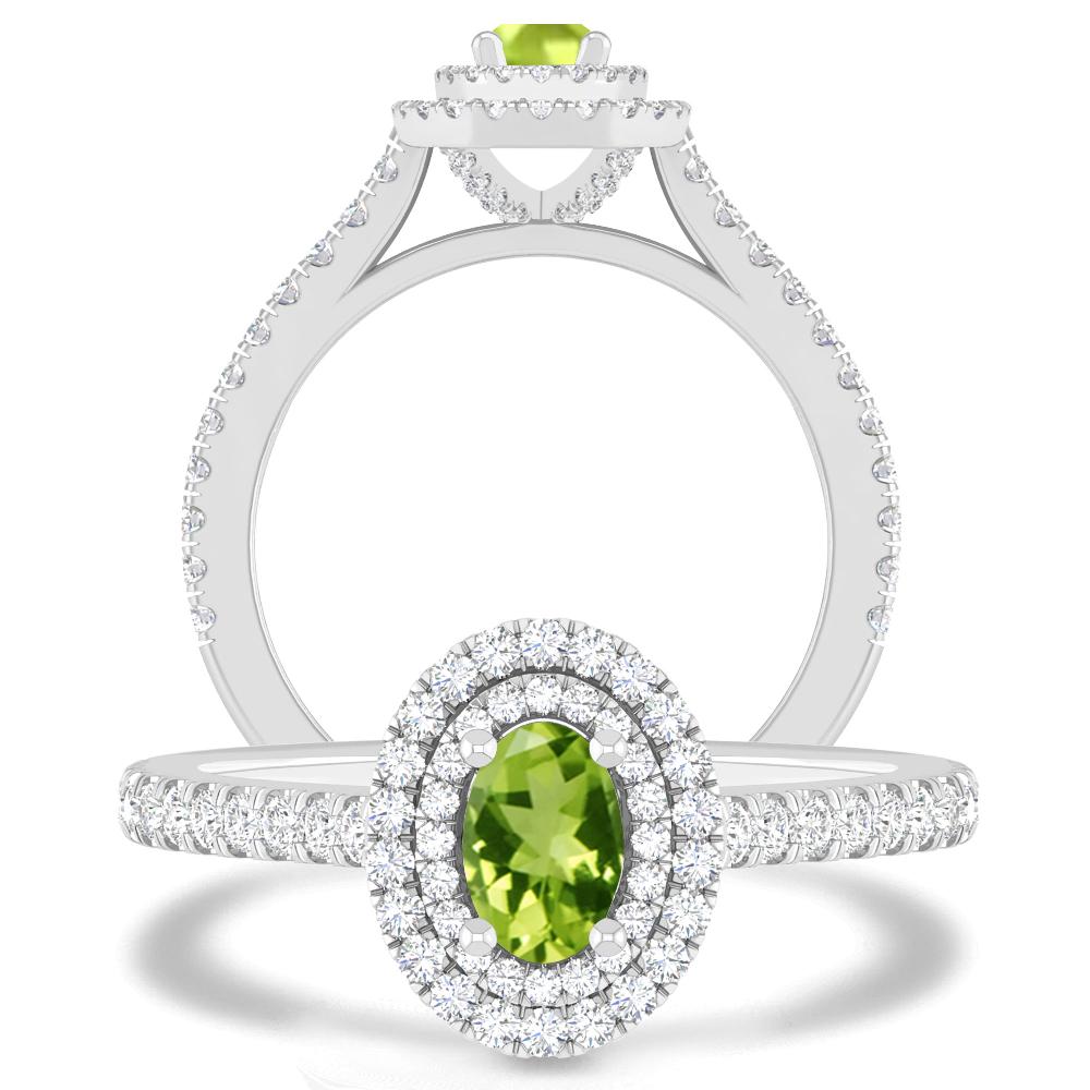 White Gold - Peridot