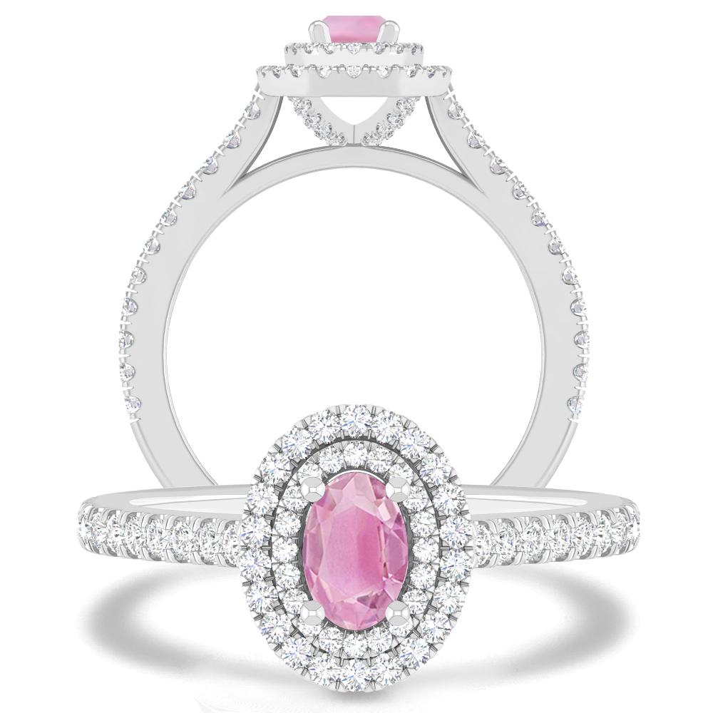 White Gold - Pink Tourmaline