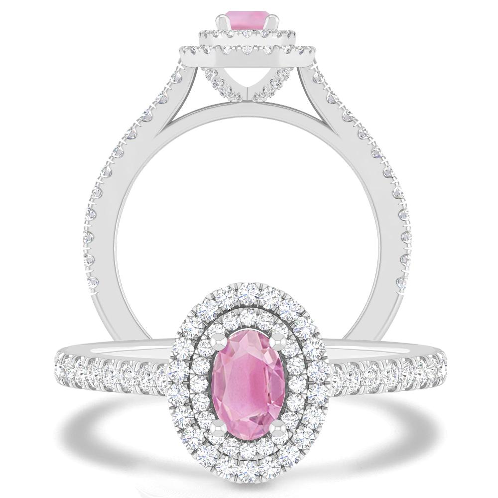 White Gold - Pink Tourmaline