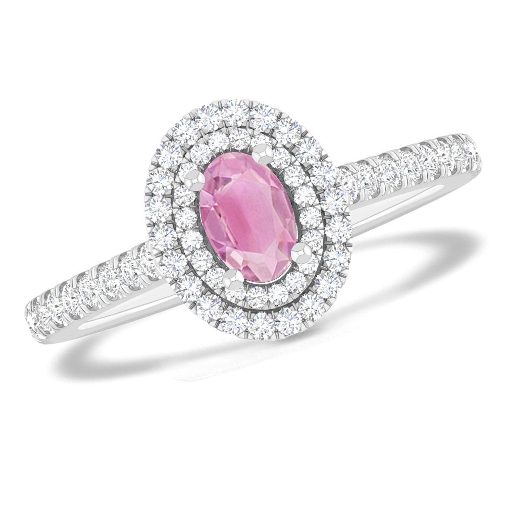 White Gold - Pink Tourmaline