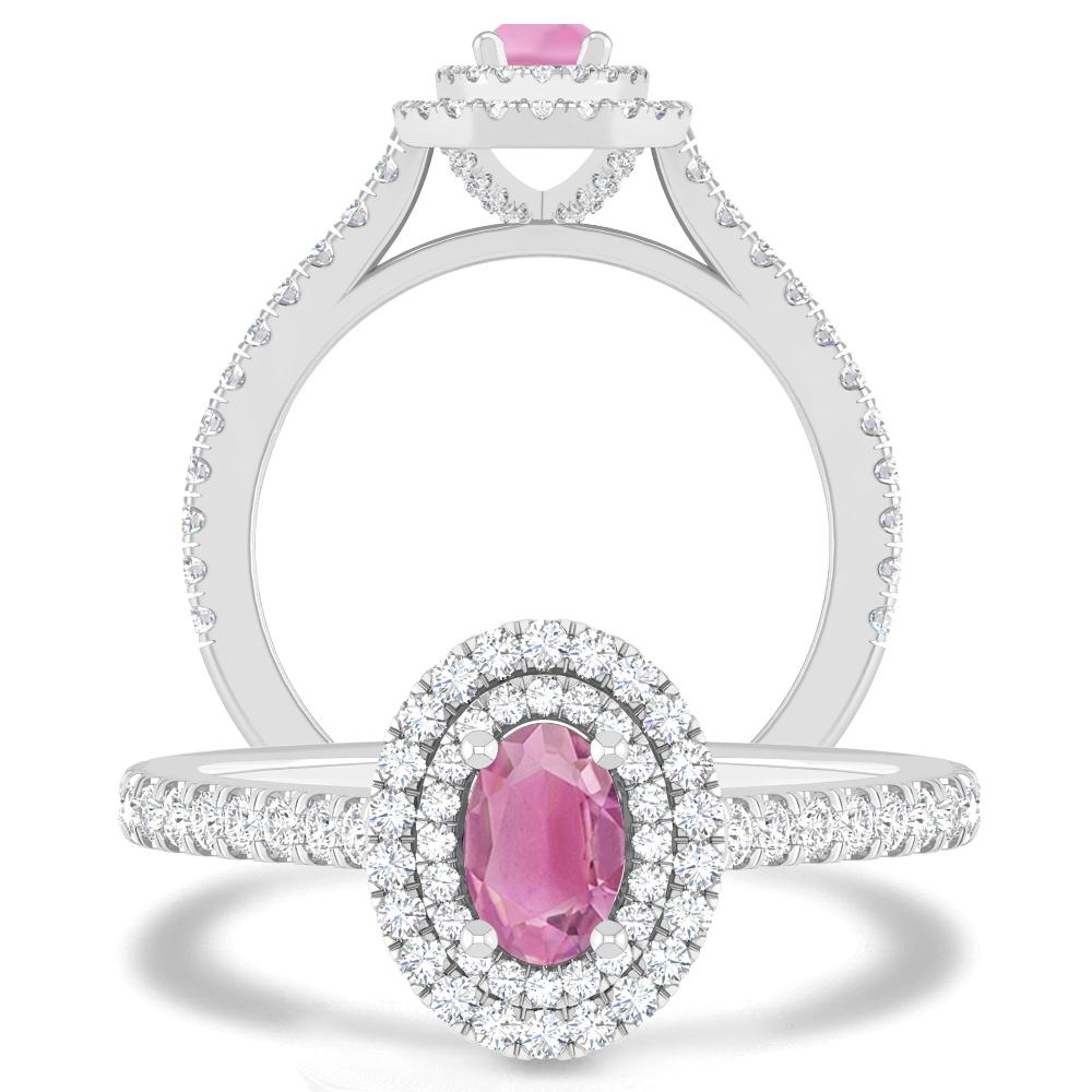 White Gold - Pink Tourmaline