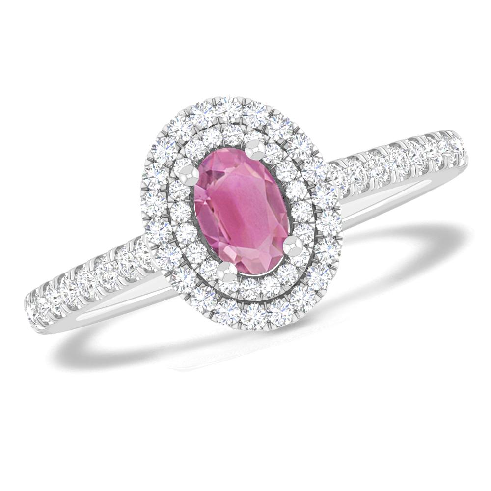 White Gold - Pink Tourmaline