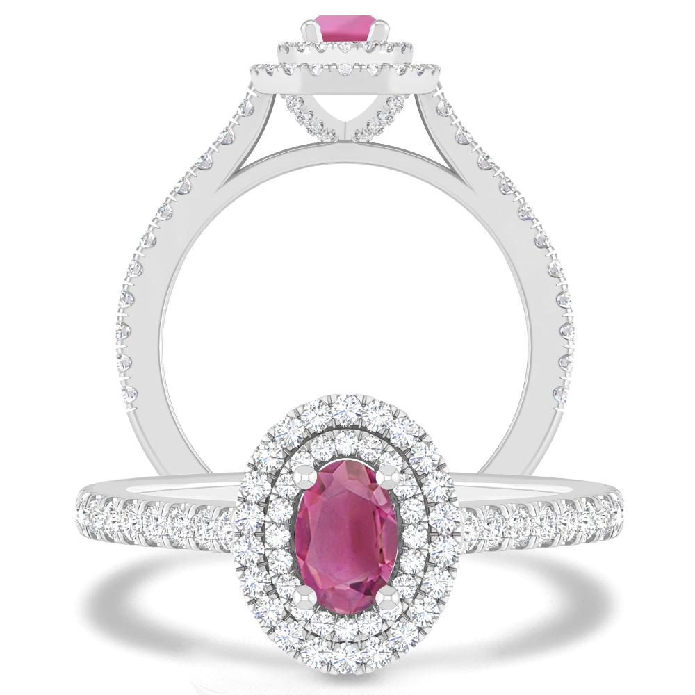 White Gold - Pink Tourmaline