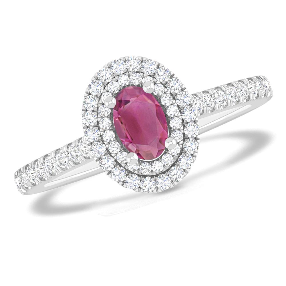 White Gold - Pink Tourmaline