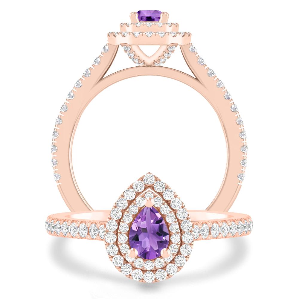 Rose Gold - Amethyst