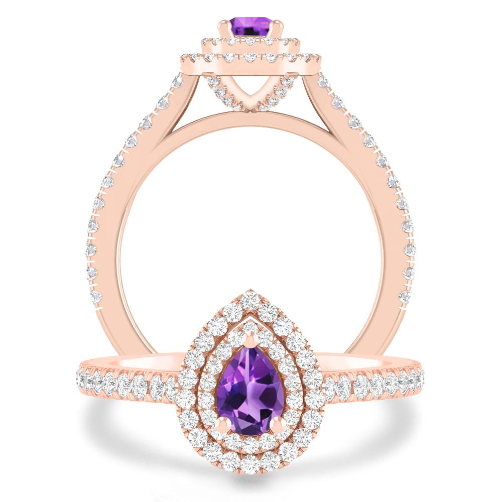 Rose Gold - Amethyst