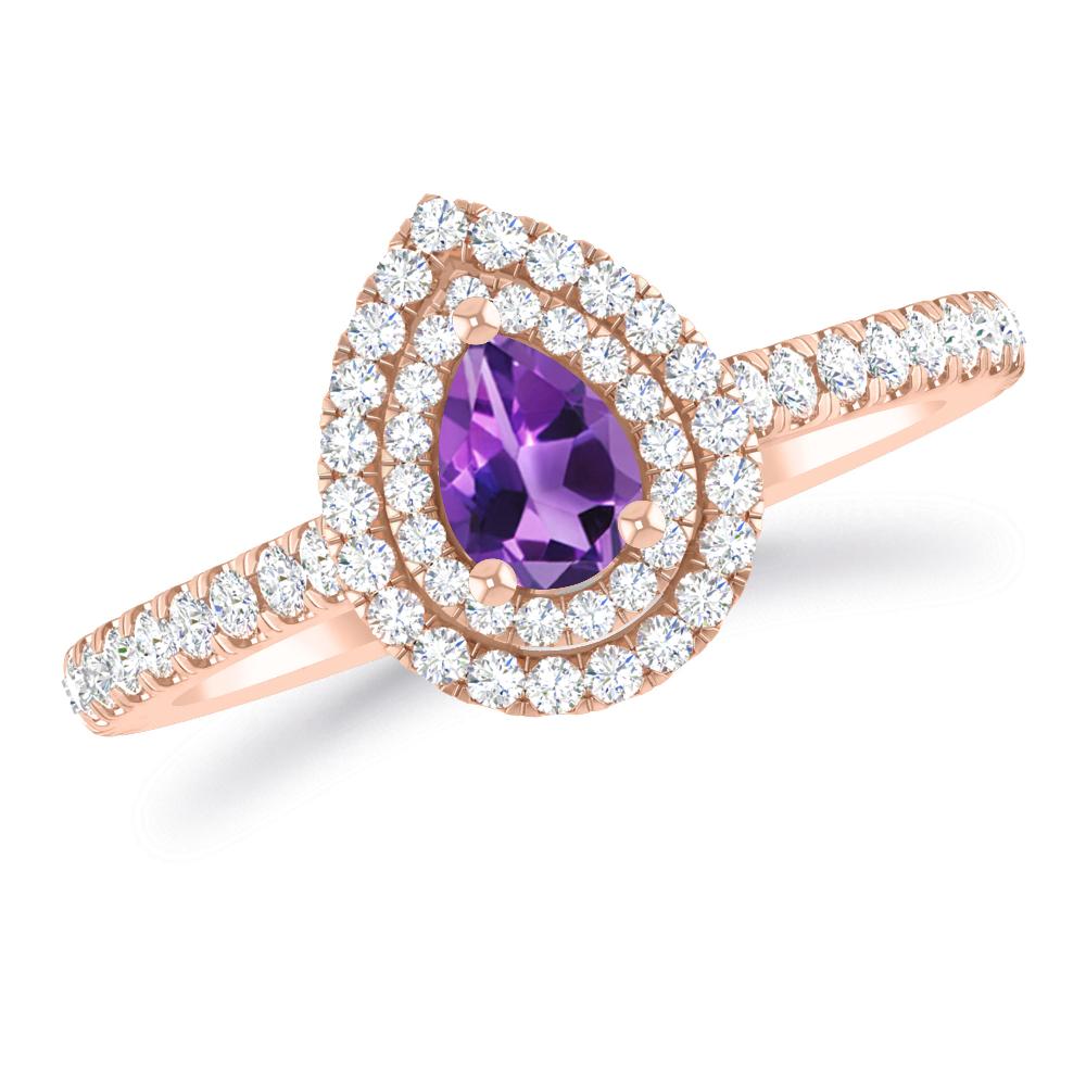 Rose Gold - Amethyst