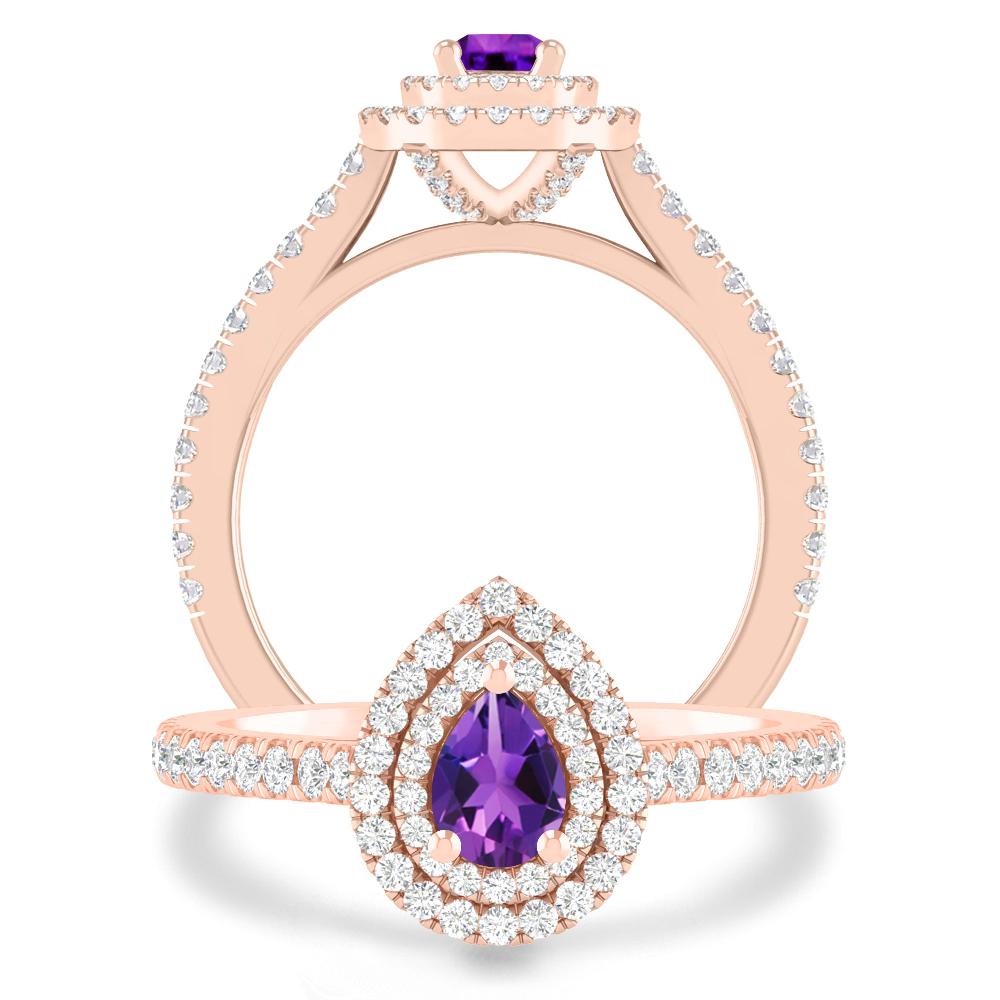 Rose Gold - Amethyst