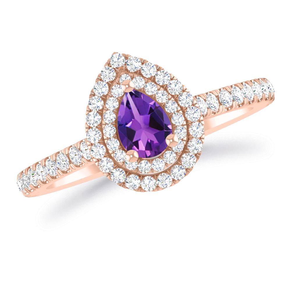 Rose Gold - Amethyst