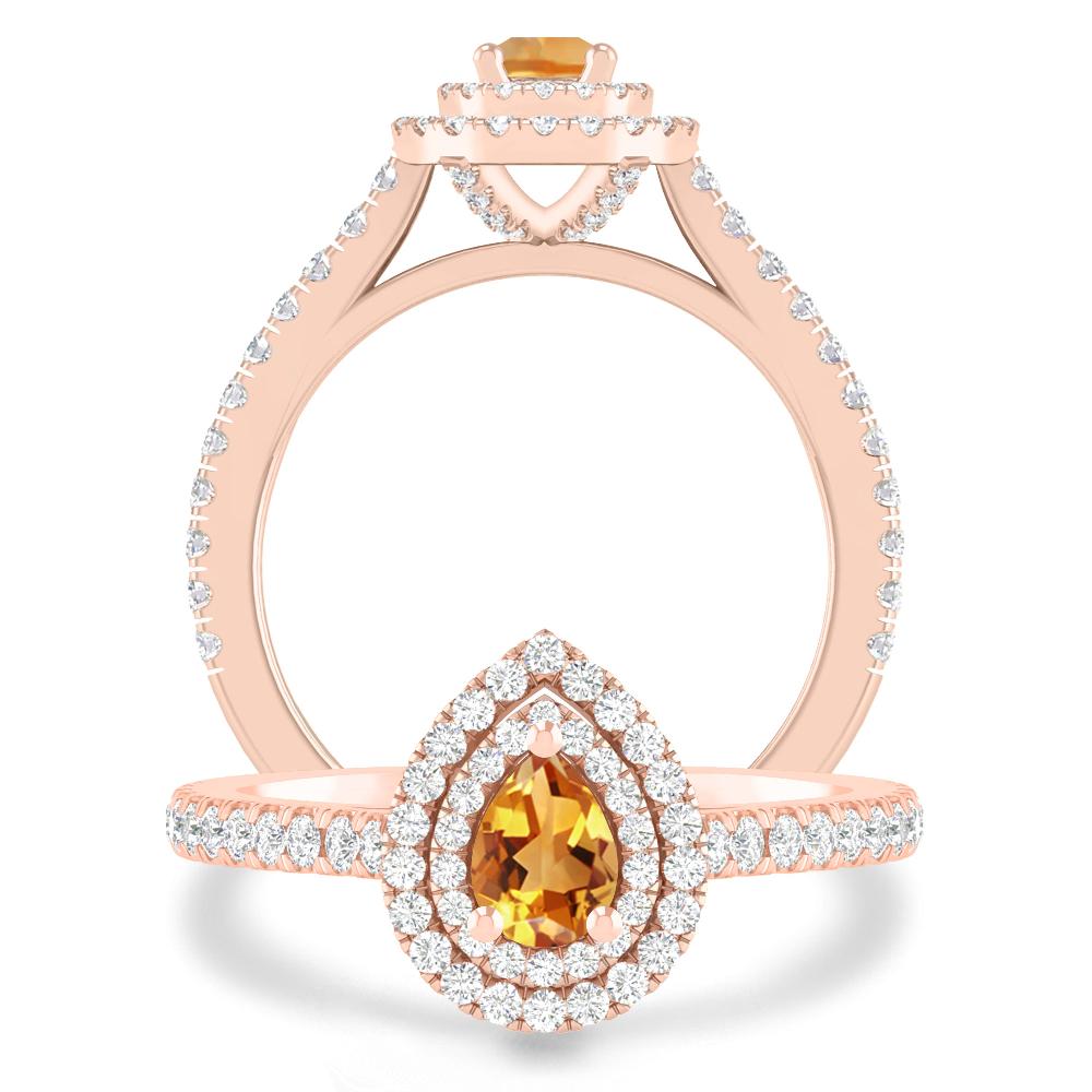 Rose Gold - Citrine