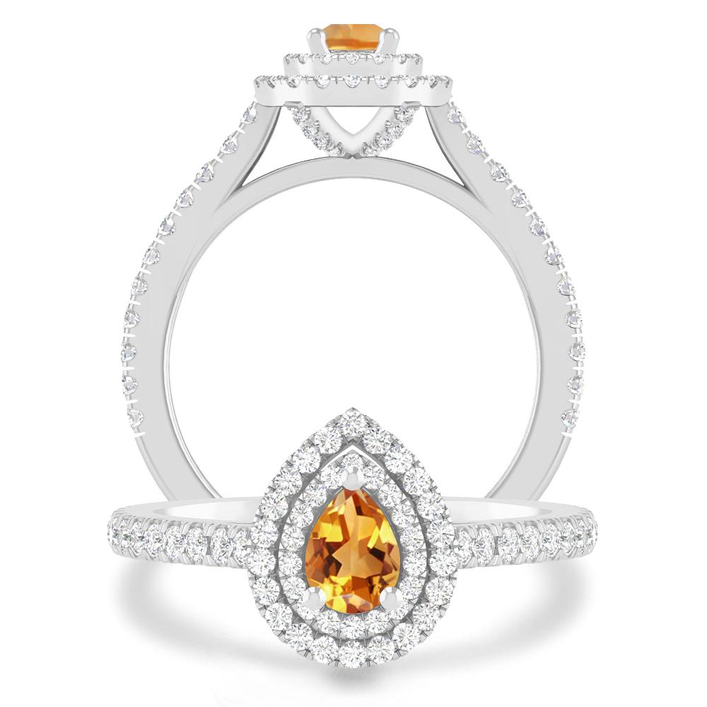 White Gold - Citrine