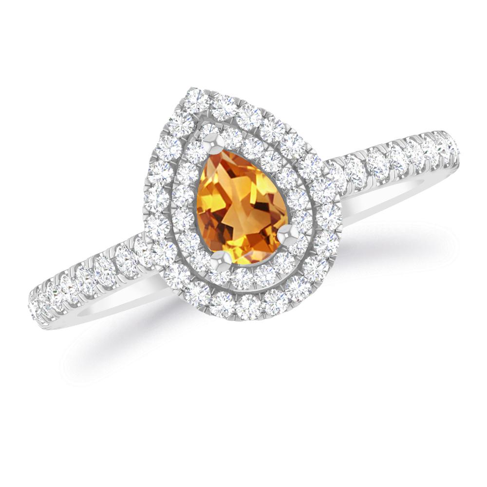 White Gold - Citrine