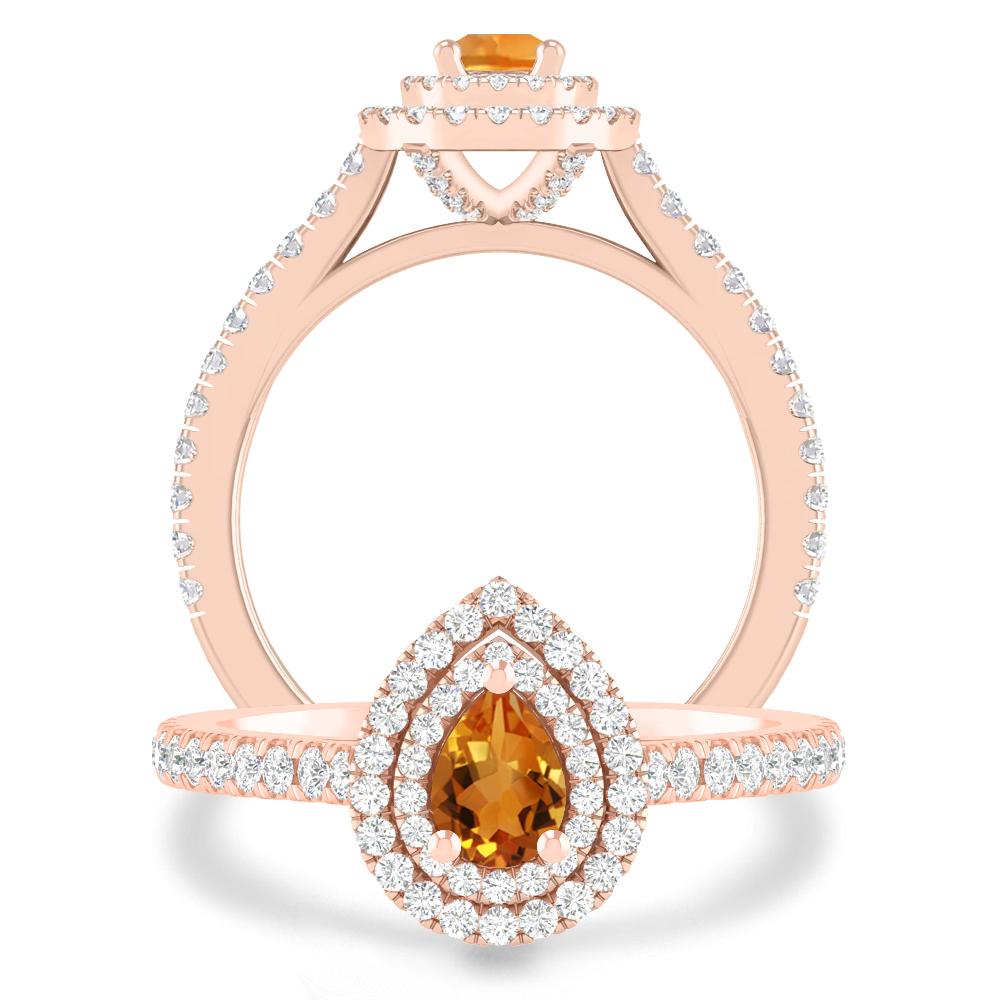 Rose Gold - Citrine