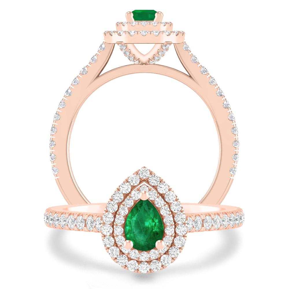 Rose Gold - Emerald