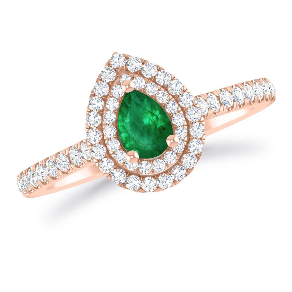 Rose Gold - Emerald