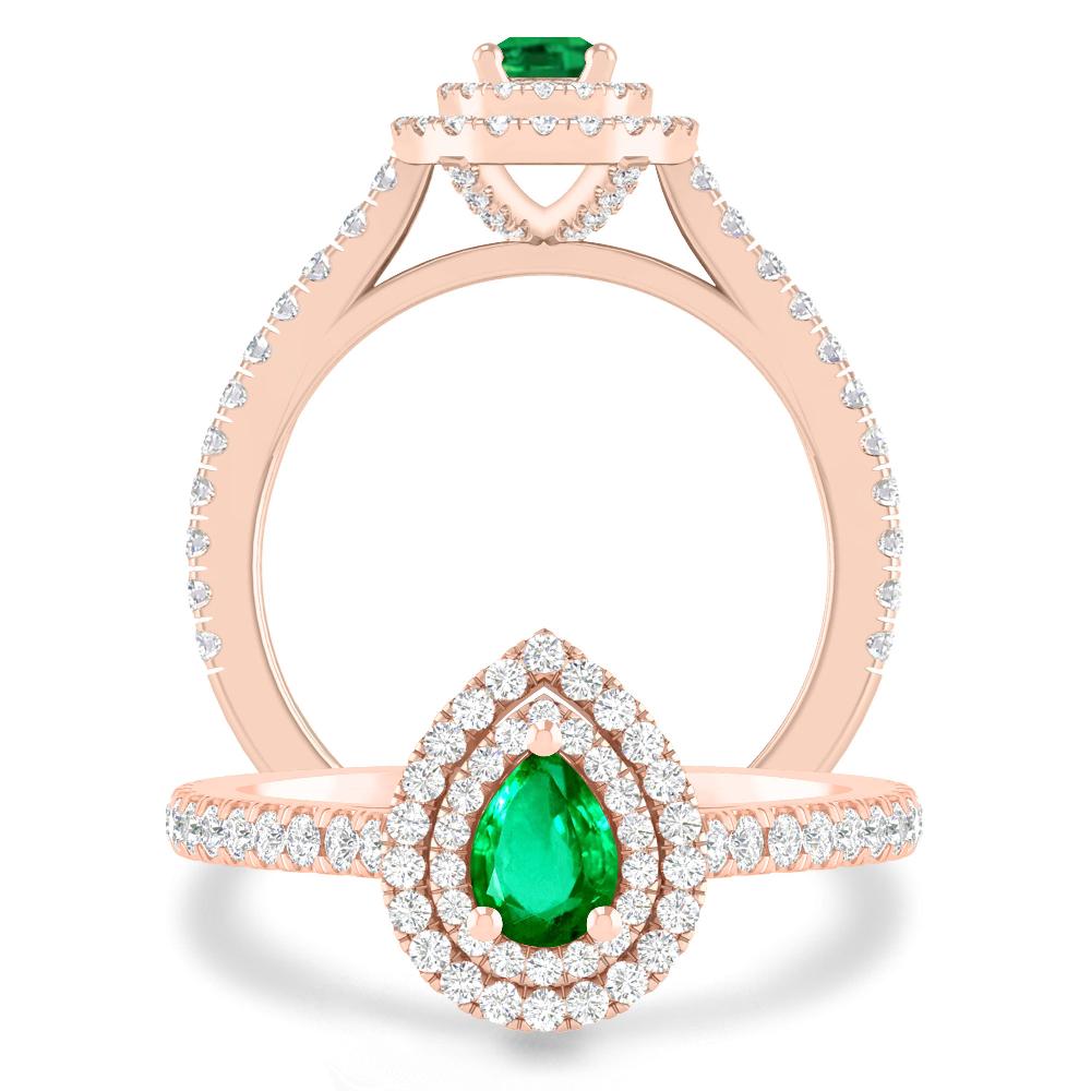 Rose Gold - Emerald