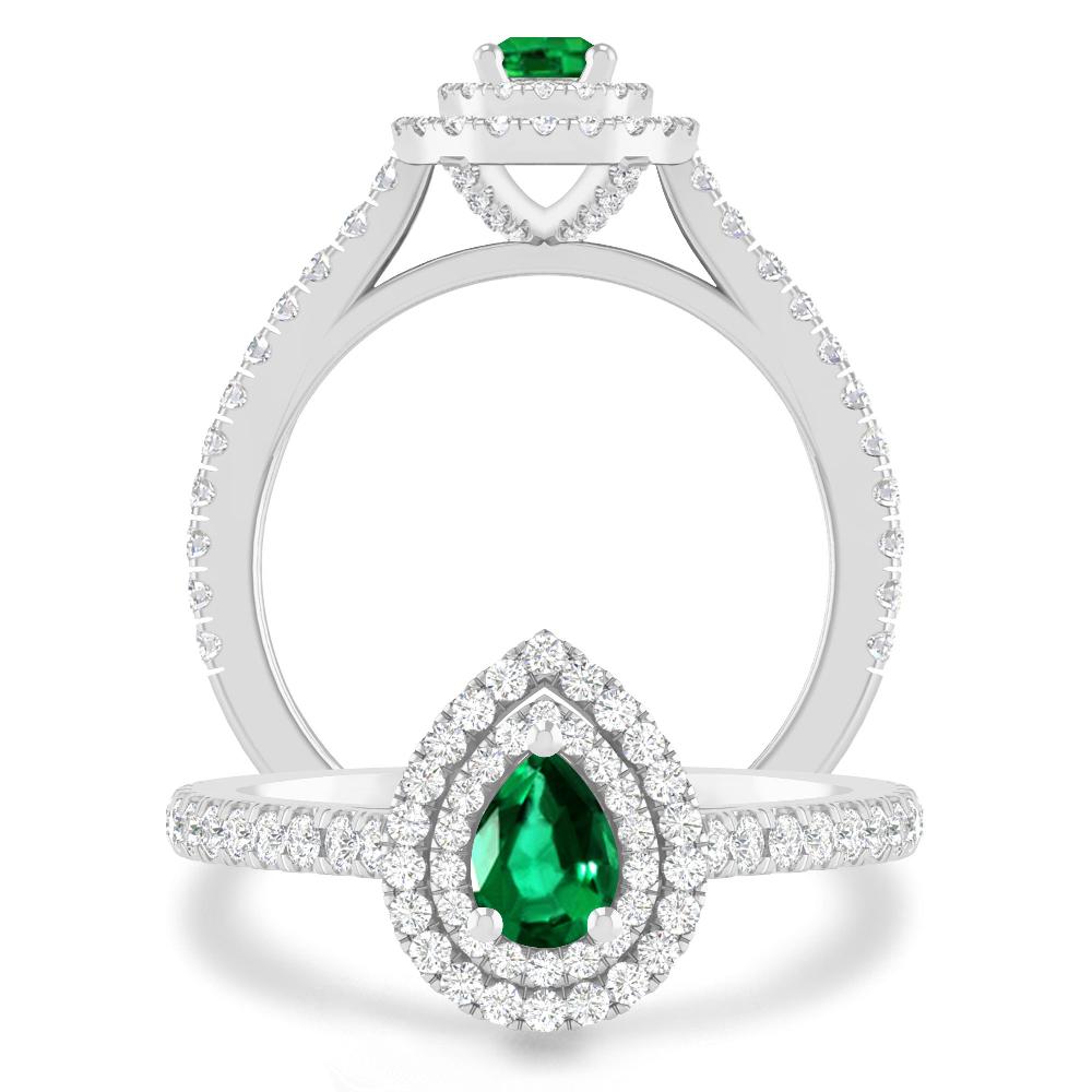 White Gold - Emerald