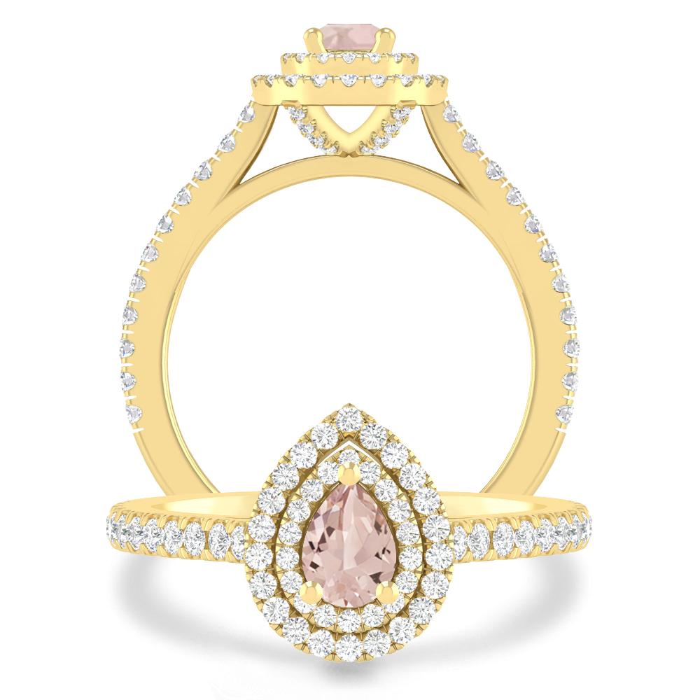 Yellow Gold - Morganite