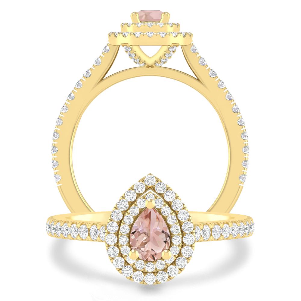 Yellow Gold - Morganite