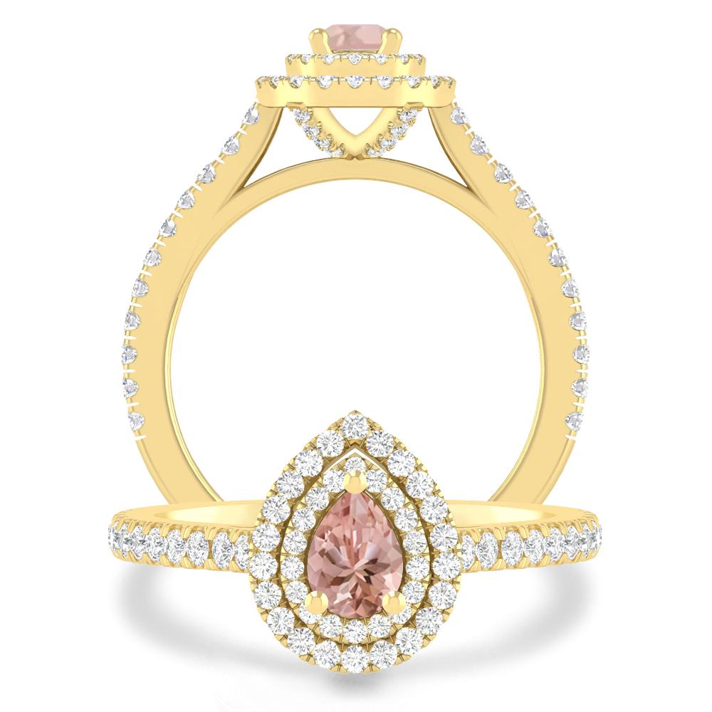 Yellow Gold - Morganite