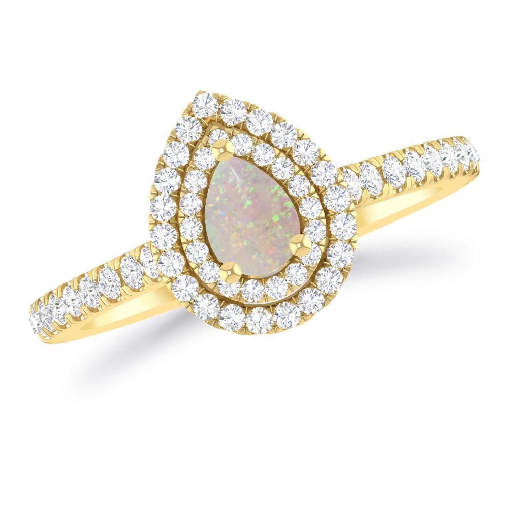 Yellow Gold - Opal