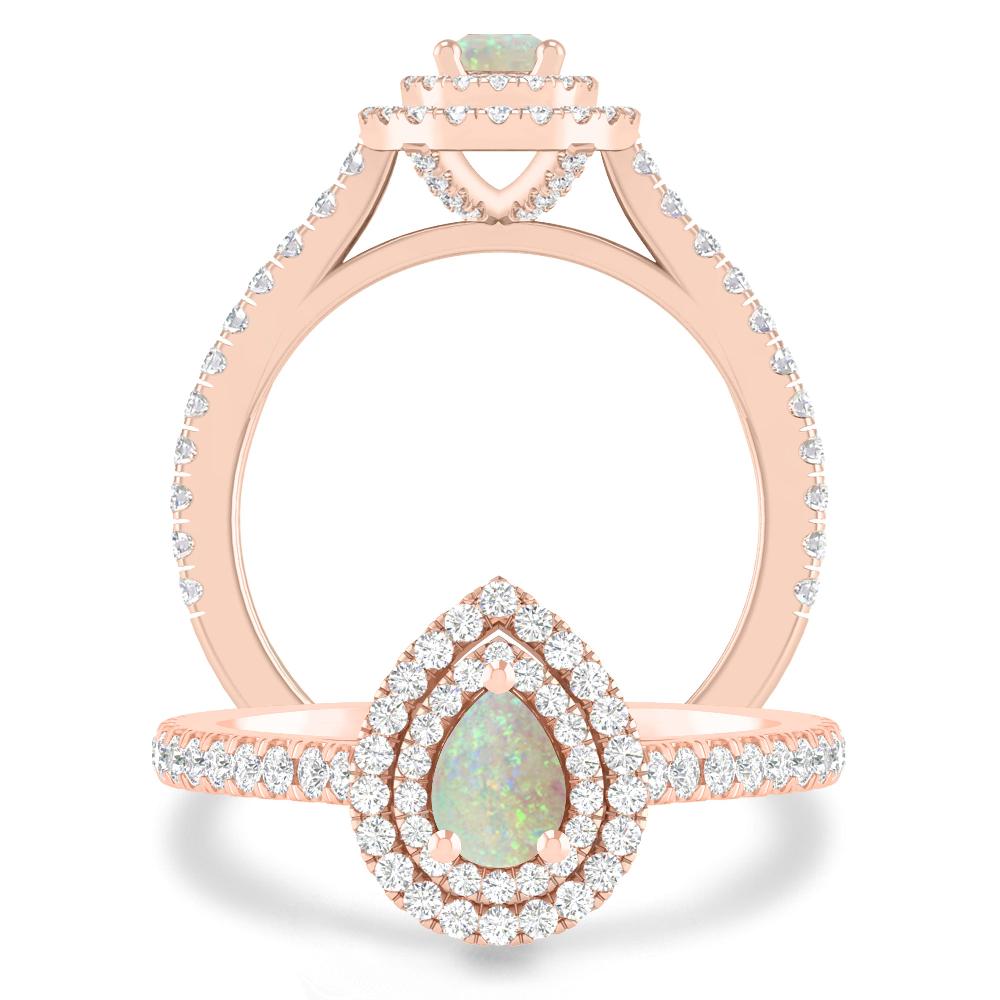 Rose Gold - Opal