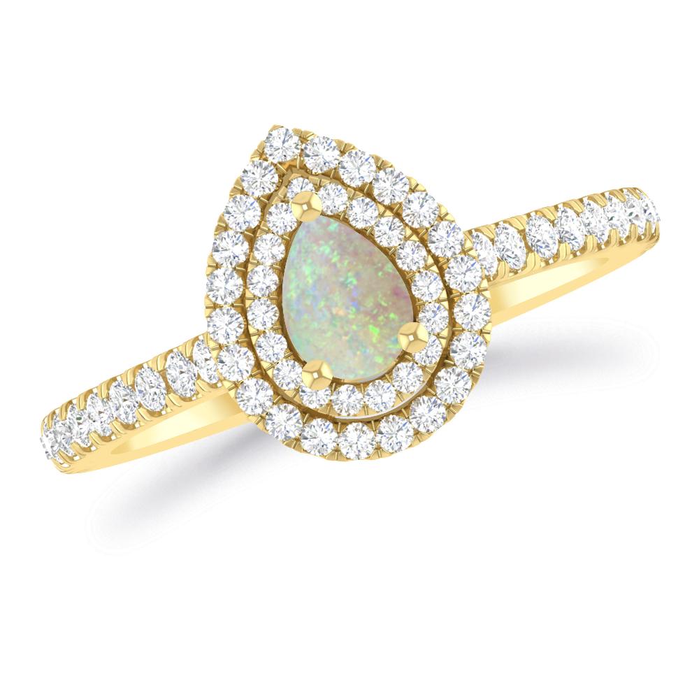 Yellow Gold - Opal