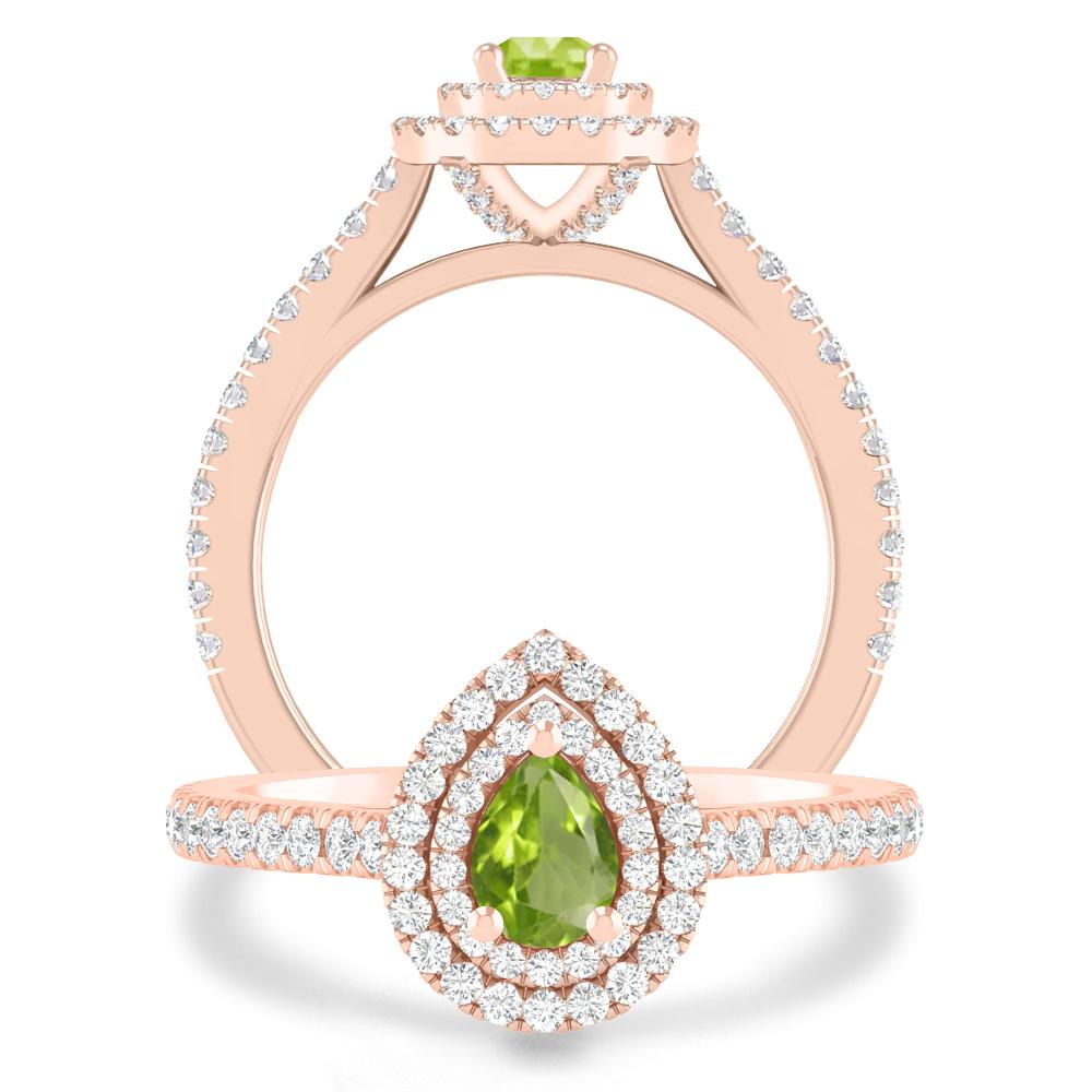 Rose Gold - Peridot