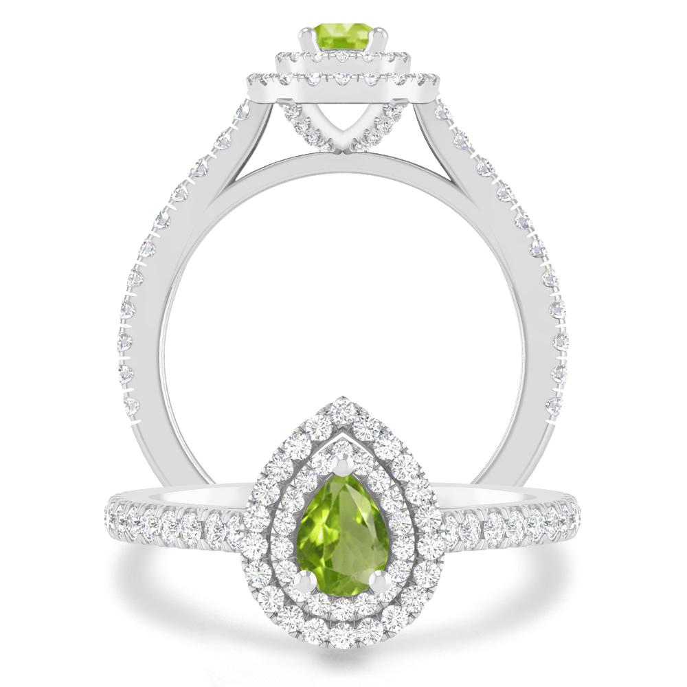 White Gold - Peridot