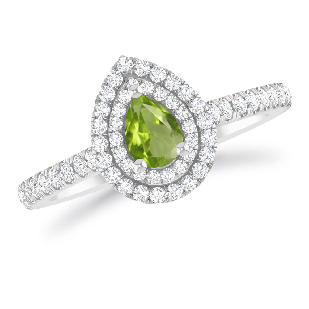 White Gold - Peridot