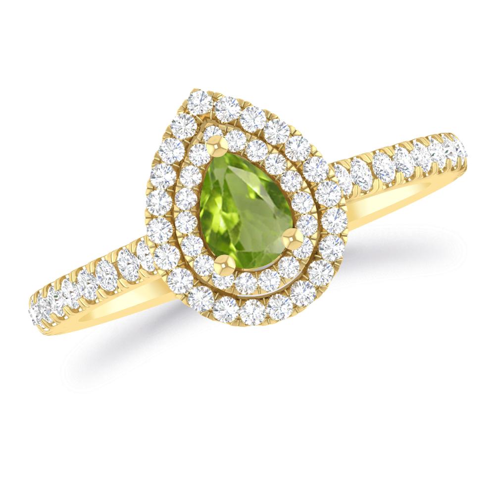 Yellow Gold - Peridot