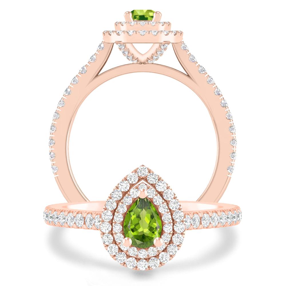 Rose Gold - Peridot