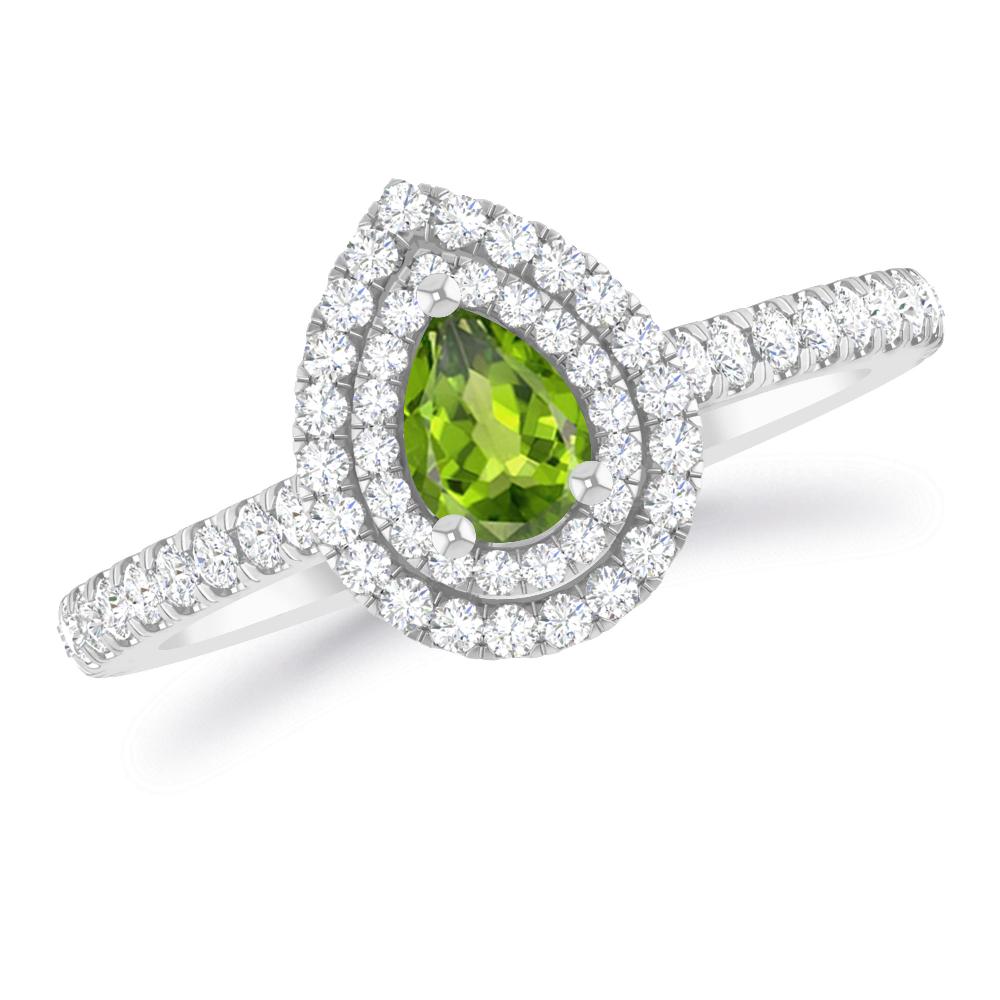 White Gold - Peridot